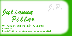 julianna pillar business card